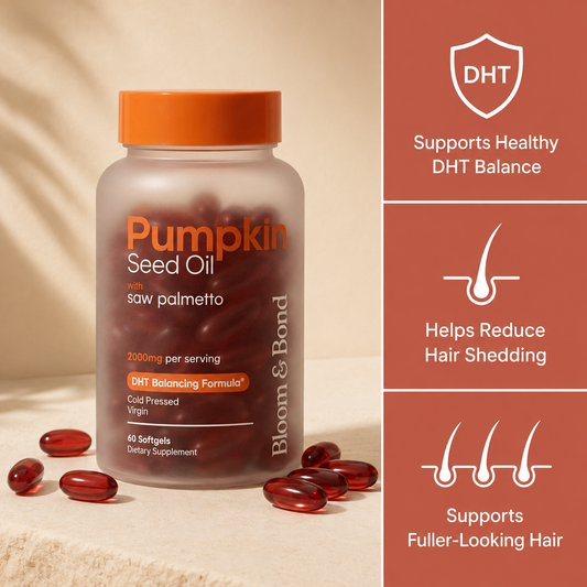Bloom & Bond | Pumpkin Seed Oil Softgels
